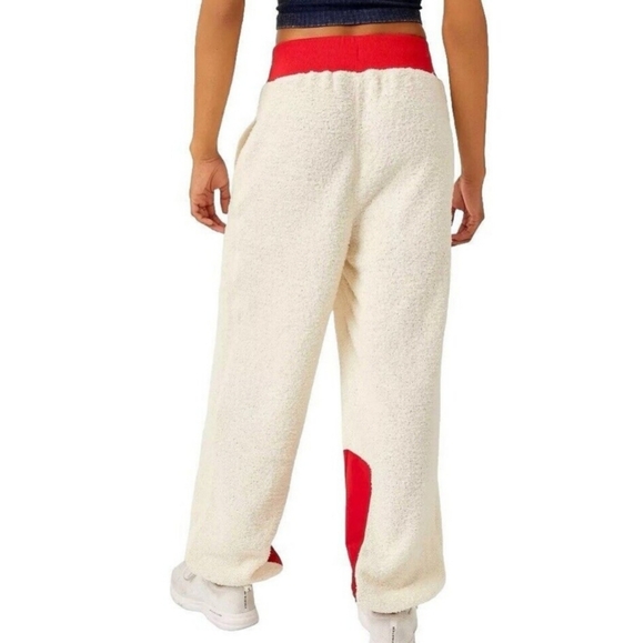 NWT FP Movement by Free People Cuddle Up Pants Size Large in Ivory - Picture 3 of 6